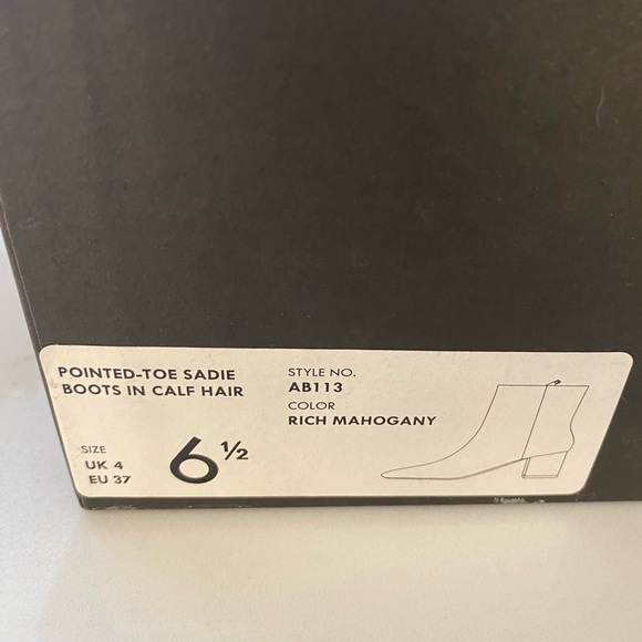 J.Crew Pointed Toe Sadie Boots in Calf Hair - Picture 3 of 8